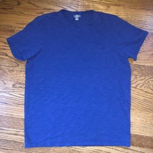VINCE Navy Pocket Tee